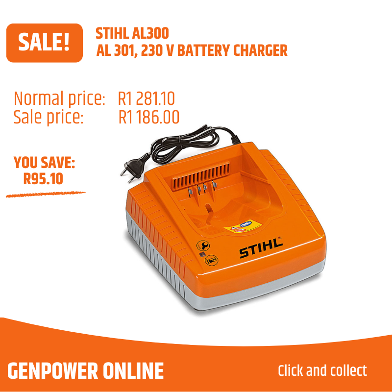 STIHL AL300 230 V BATTERY CHARGER - Image 2
